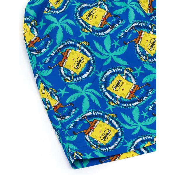 SpongeBob SquarePants Boys Repeat Print Swim Shorts