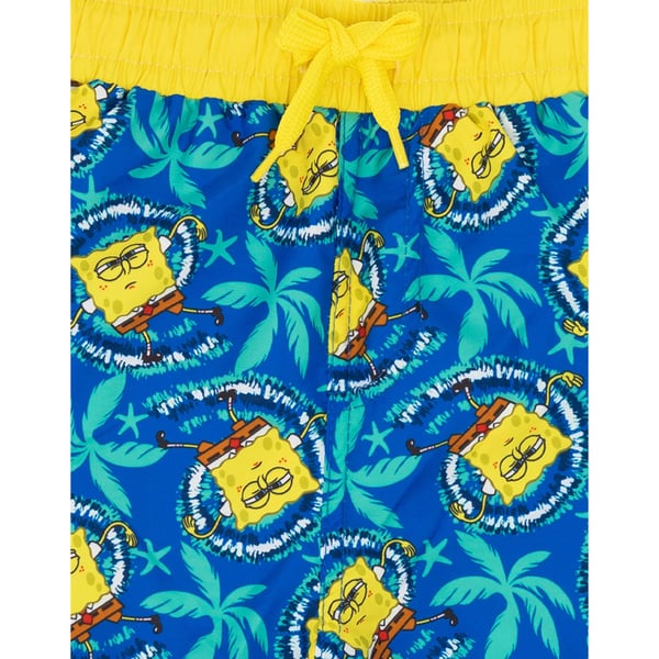 SpongeBob SquarePants Boys Repeat Print Swim Shorts
