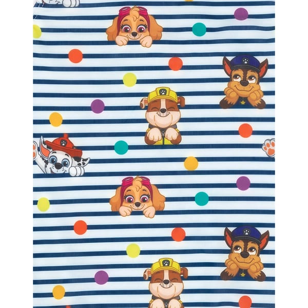 Paw Patrol Girls Striped One Piece Swimsuit