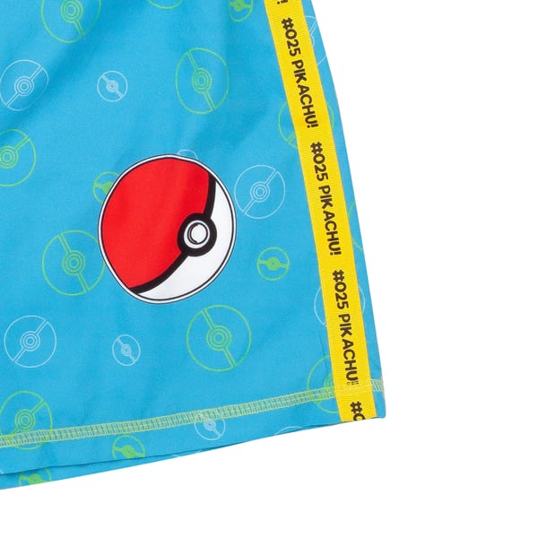 Pokemon Poikien Pikachu Pokepallo Uimahousut