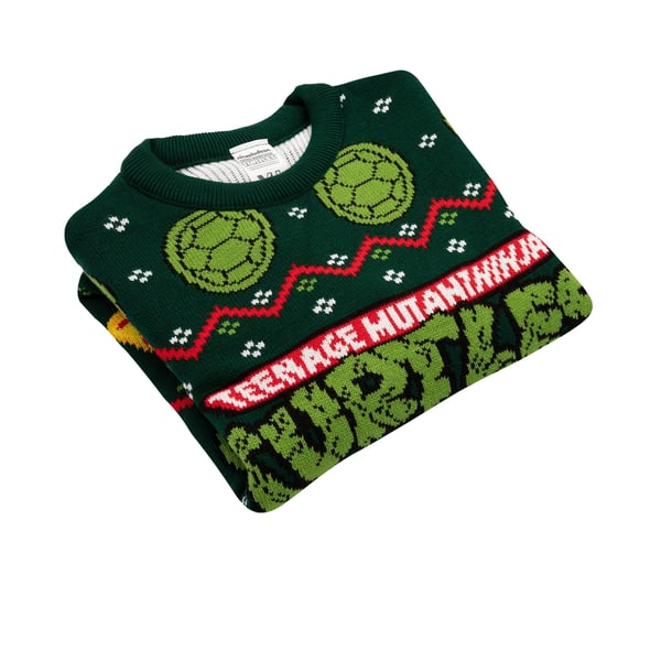 Teenage Mutant Ninja Turtles Unisex strikpullover til voksne