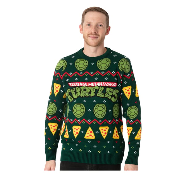 Teenage Mutant Ninja Turtles Unisex strikpullover til voksne