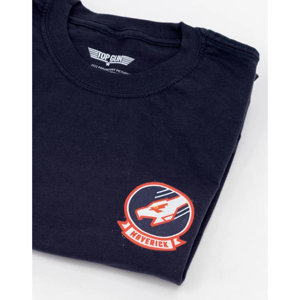 Top Gun: Maverick Mens Back Print T-Shirt