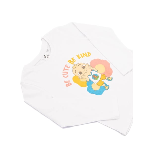 Cocomelon Girls Be Cute Be Kind Long-Sleeved T-Shirt
