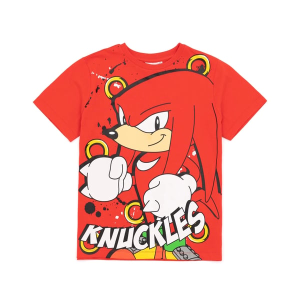 Sonic The Hedgehog Childrens/Kids Character T-Shirt (Pack of 2)