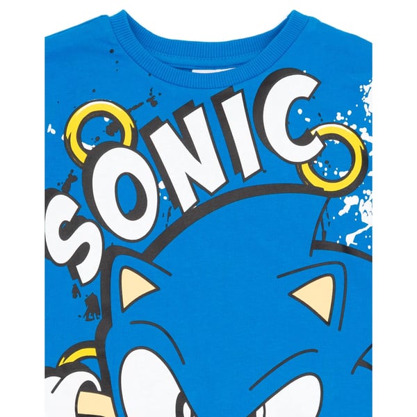 Sonic The Hedgehog Childrens/Kids Character T-Shirt (Pack of 2)