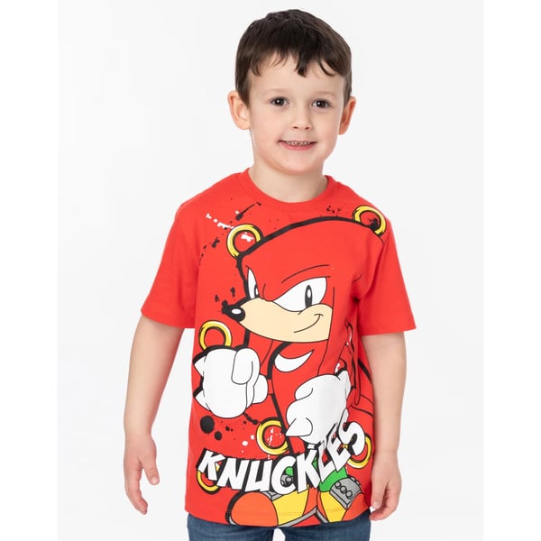 Sonic The Hedgehog Childrens/Kids Character T-Shirt (Pack of 2)