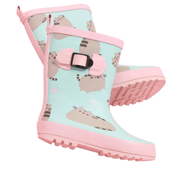 Pusheen Girls Repeat Print Wellington Boots