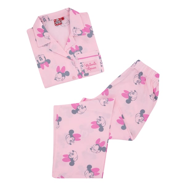 Disney Kortærmet Minnie Mouse-pyjamassæt til piger