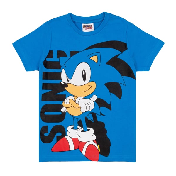 Sonic The Hedgehog Boys Cartoon Character T-Shirt