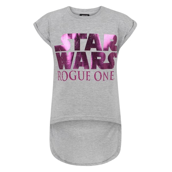 Star Wars Girls Marl Short-Sleeved T-Shirt
