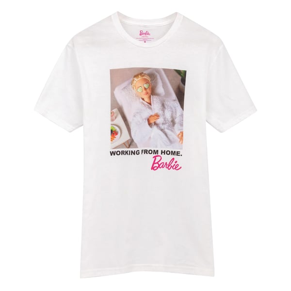 Barbie Womens/Ladies Working from Home T-Shirt