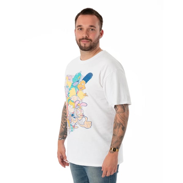 Nickelodeon Mens Classic 90´s Short-Sleeved T-Shirt
