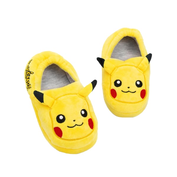 Pokemon Childrens/Kids Pikachu 3D Face Character Slippers