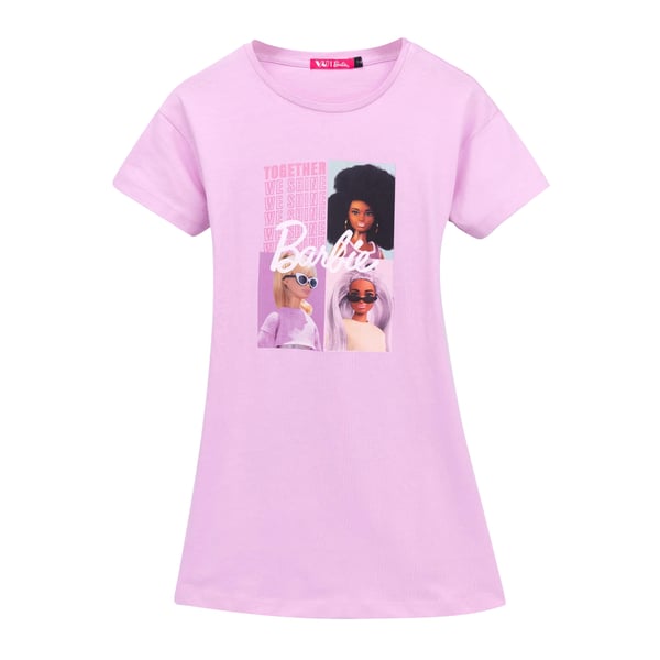 Barbie Girls Open Back T-Shirt Dress (Pack of 2)
