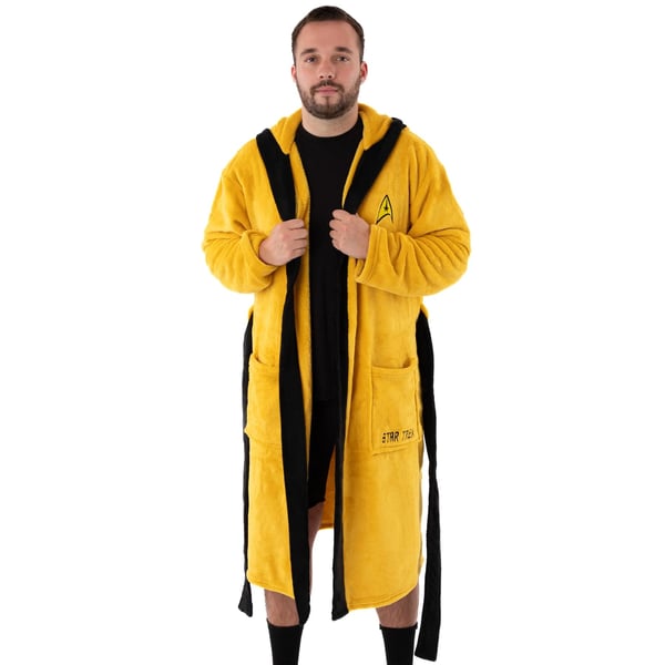 Star Trek Mens Logo Dressing Gown