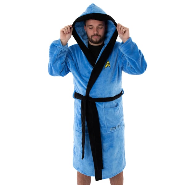 Star Trek Mens Logo Dressing Gown