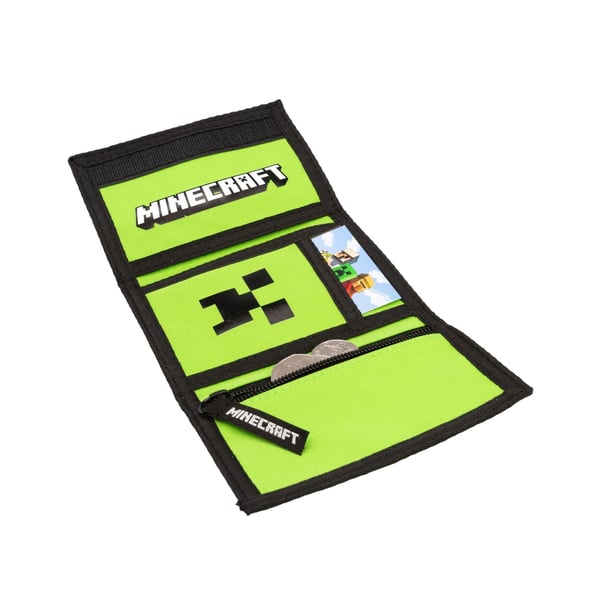 Minecraft Logo Creeper Plånbok