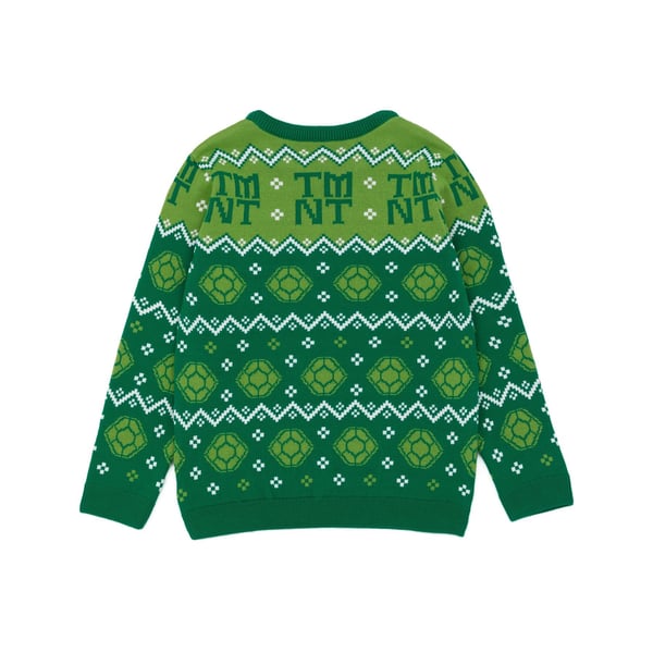 Teenage Mutant Ninja Turtles Boys Knitted Christmas Jumper
