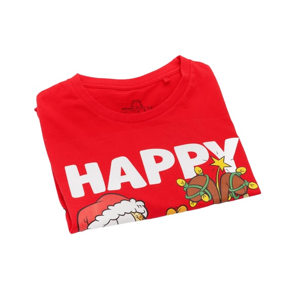 Garfield Mens Happy Christmas T-Shirt