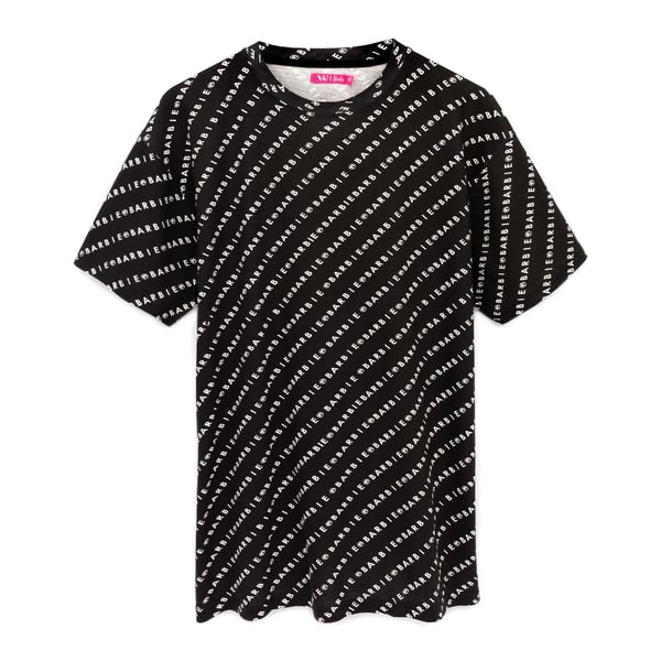 Barbie Dam/Dam All-Over Print Logotyp Oversized T-Shirt