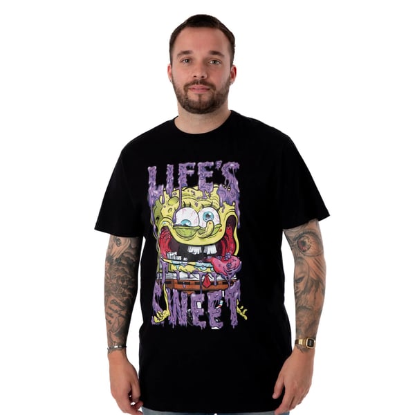 SpongeBob SquarePants Mens Life´s Sweet T-Shirt