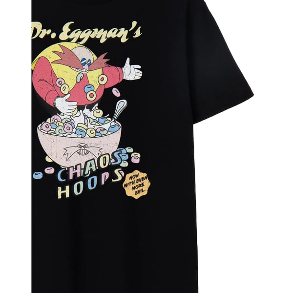Sonic The Hedgehog Mens Chaos Hoops T-Shirt