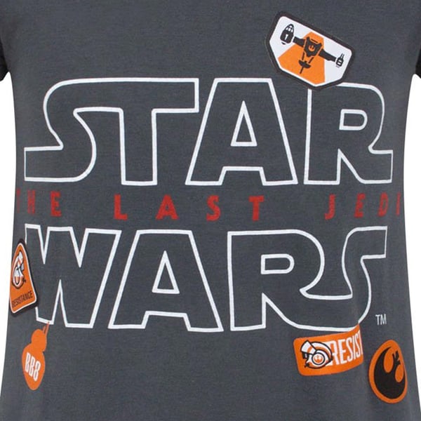 Star Wars: The Last Jedi Girls Badge T-Shirt