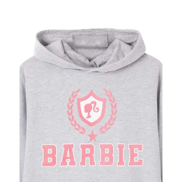 Barbie Womens/Ladies Collegiate Logo Marl Hoodie