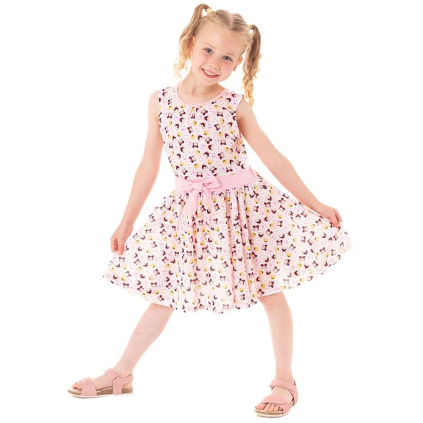 Disney Tsum Tsum Girls Minnie Mouse Skater Dress