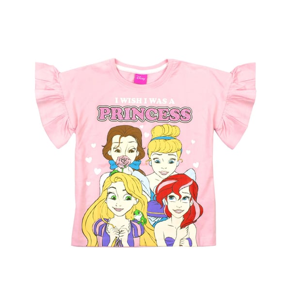 Disney Princess Kort pyjamasæt i bomuld til piger