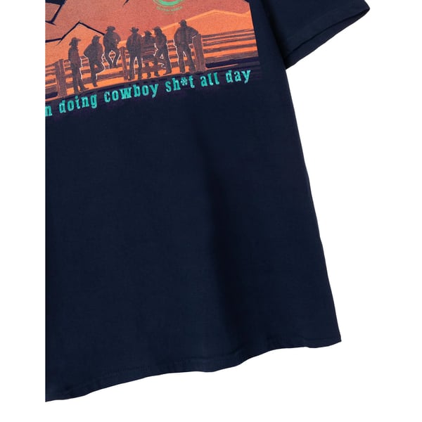 Yellowstone Mens Cowboy Short-Sleeved T-Shirt