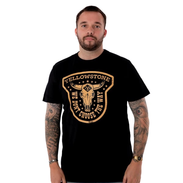 Yellowstone Mens We Don´t Choose The Way Short-Sleeved T-Shirt