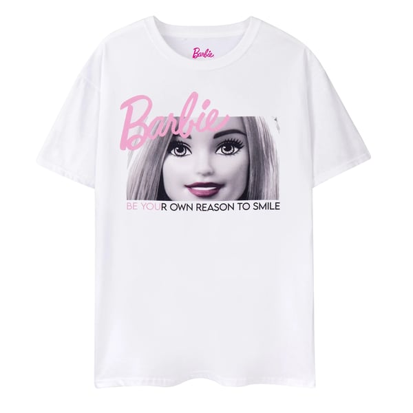 Barbie Womens/Ladies Be Your Own Reason To Smile Short-Sleeved T-Shirt