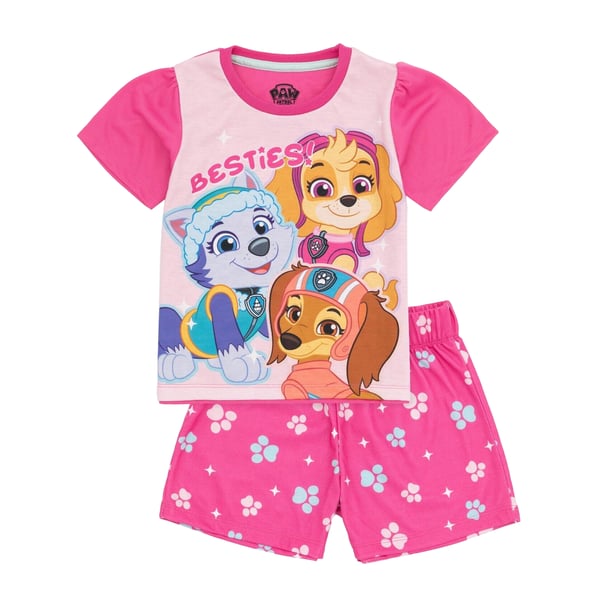 Paw Patrol Girls Short Pyjama Set (Pack of 2)