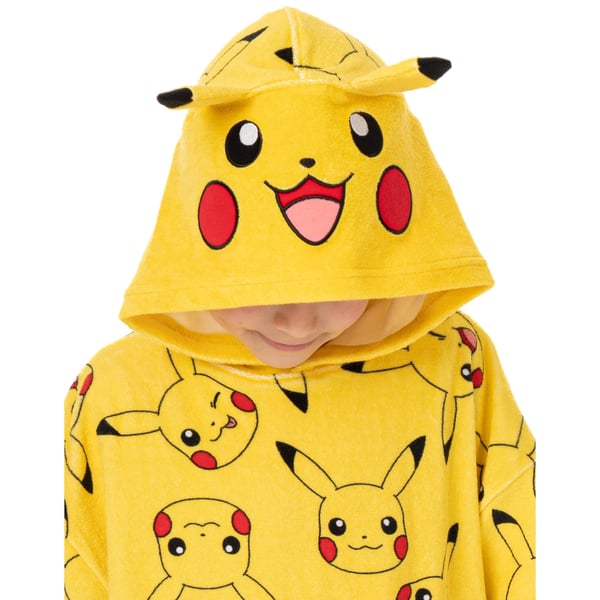 Pokemon Lasten/Nuorten Pikachu Hupullinen Pyyhe
