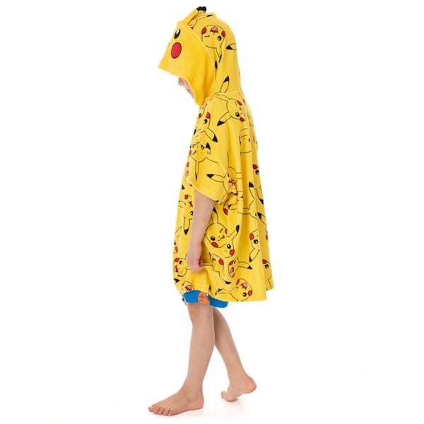 Pokemon Lasten/Nuorten Pikachu Hupullinen Pyyhe