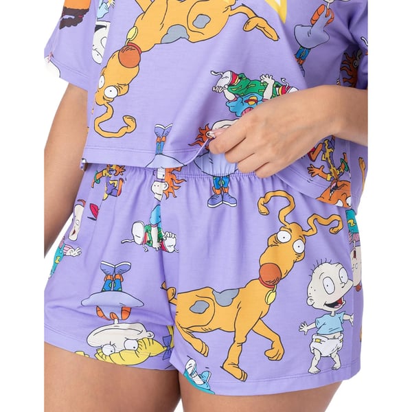 Rugrats Womens/Ladies All-Over Print Short Pyjama Set