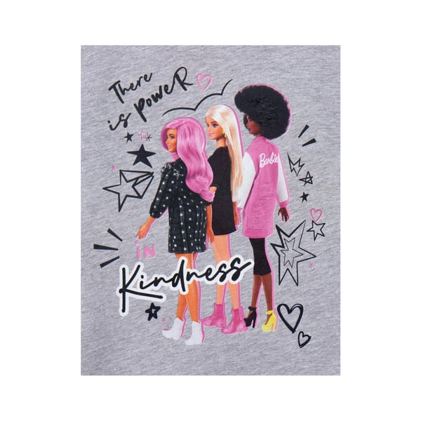 Barbie Girls There Is Power In Kindness Pose Marl Short-Sleeved T-Shirt