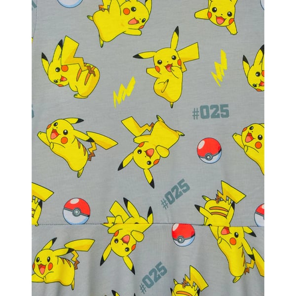 Pokemon tyttöjen Pikachu lyhythihainen luistelijamekko