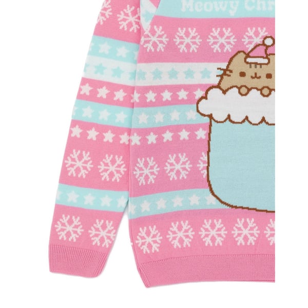 Pusheen Girls Knitted Christmas Sweatshirt