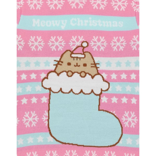 Pusheen Girls Knitted Christmas Sweatshirt