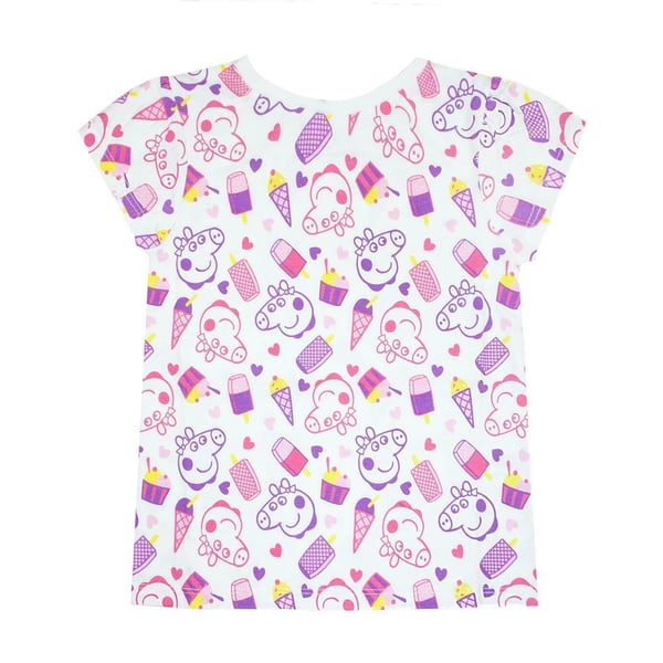 Peppa Pig Girls All-Over Print T-Shirt