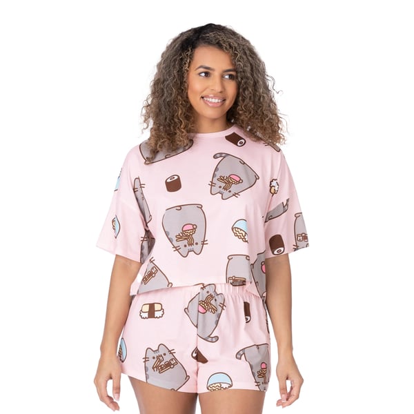 Pusheen Womens/Ladies Short Pyjama Set