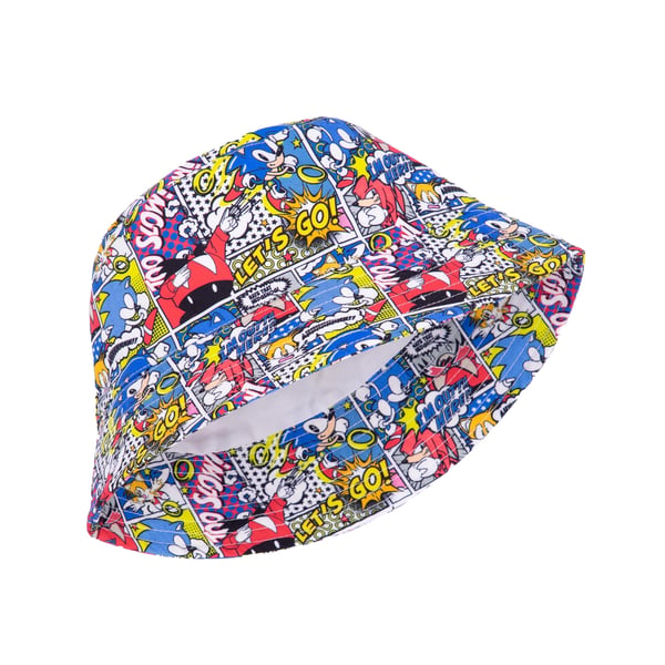 Sonic The Hedgehog Unisex Adult Comic Bucket Hat