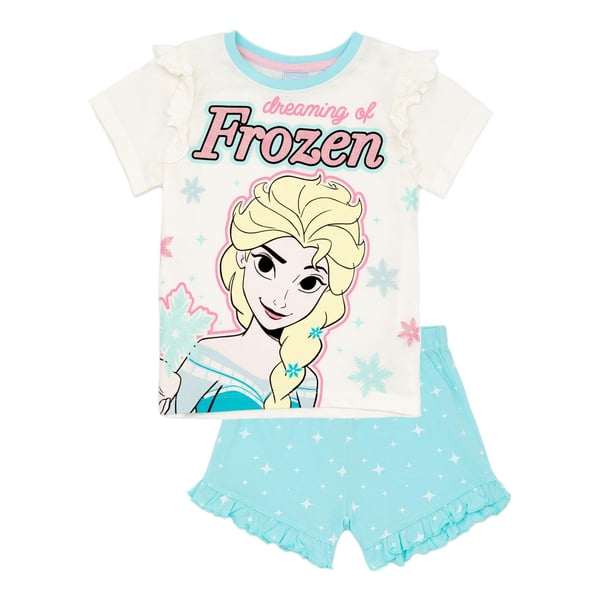 Frozen tyttöjen lyhythihainen pyjamasetti