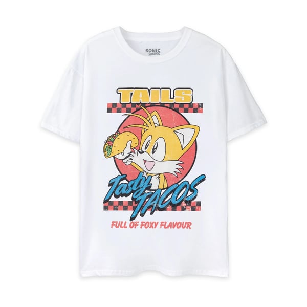Sonic The Hedgehog Unisex Aikuisten Tasty Tacos T-paita