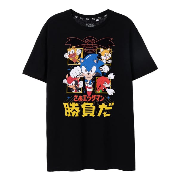 Sonic The Hedgehog Miesten Japanilainen T-paita