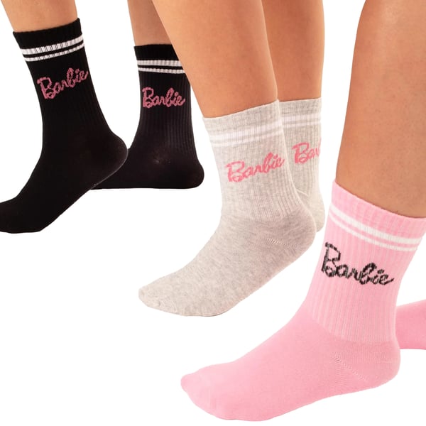 Barbie Damstrumpor (3-pack)