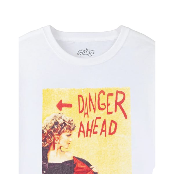 Grease Naisten/Naisten Danger Ahead T-paita